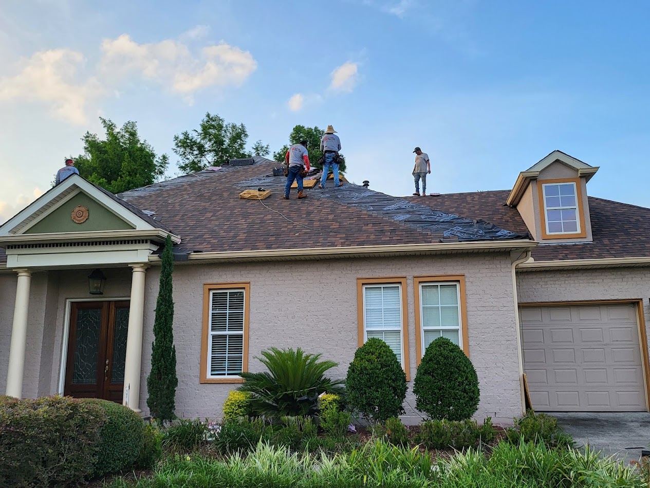 Roof replacement work by Anything and Everything Roofing in New Orleans