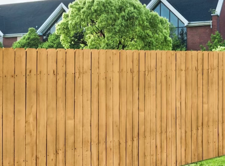 wood fence